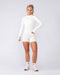 Muscle Nation Jackets Sculpt Seamless Cropped Jacket - Travertine