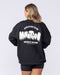 Muscle Nation Jumpers & Hoodies Bubble Oversized Pullover - Black