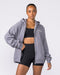 Muscle Nation Jumpers & Hoodies Essential Zip Hoodie - Cement