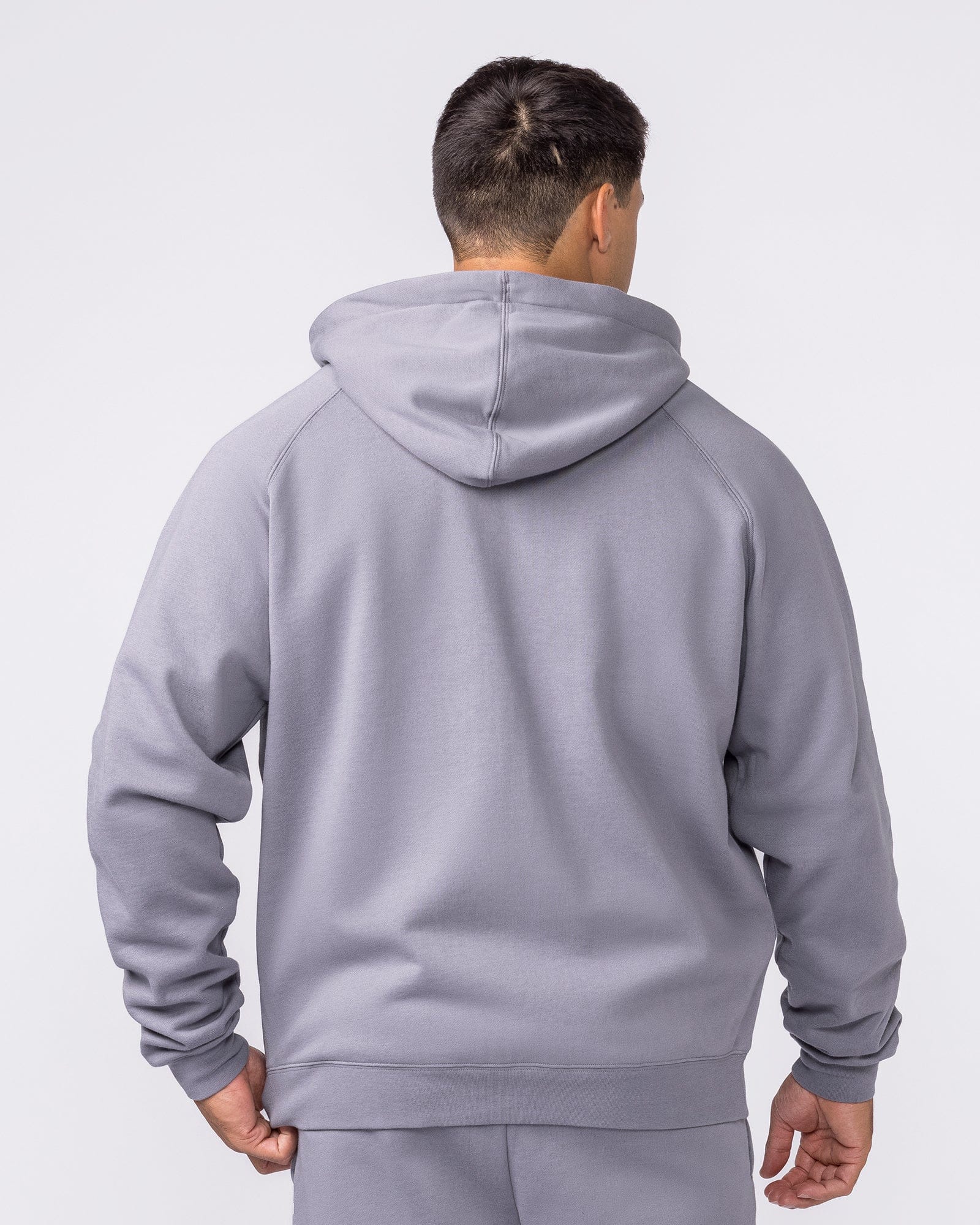 Muscle Nation Jumpers & Hoodies Essential Zip Hoodie - Cement