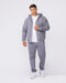 Muscle Nation Jumpers & Hoodies Essential Zip Hoodie - Cement