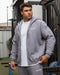 Muscle Nation Jumpers & Hoodies Essential Zip Hoodie - Cement