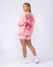 Muscle Nation Jumpers & Hoodies Fresh And Juicy Oversized Pullover - Petal Pink