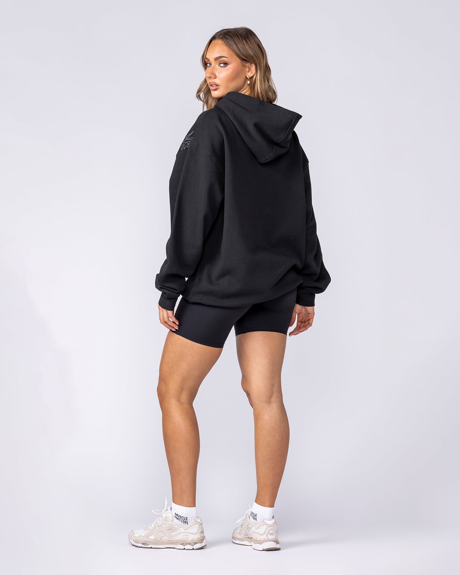 Muscle Nation Jumpers & Hoodies Gothic Oversized Hoodie - Black