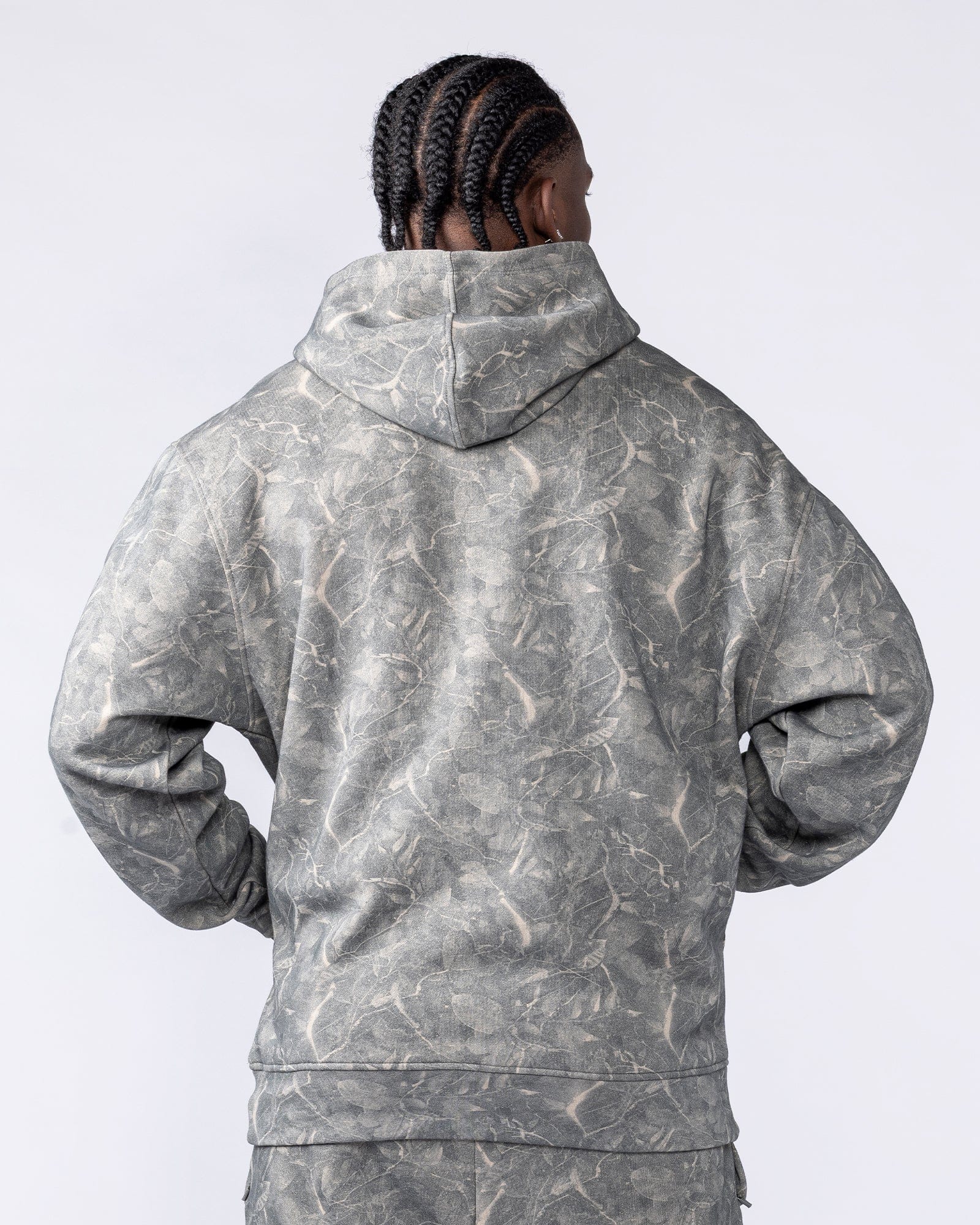 Muscle Nation Jumpers & Hoodies Gothic Oversized Hoodie - Washed Tree Camo
