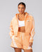 Muscle Nation Jumpers & Hoodies Recoup Cropped Zip Up Hoodie - Melon