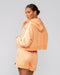 Muscle Nation Jumpers & Hoodies Recoup Cropped Zip Up Hoodie - Melon