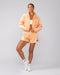 Muscle Nation Jumpers & Hoodies Recoup Cropped Zip Up Hoodie - Melon