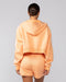 Muscle Nation Jumpers & Hoodies Recoup Cropped Zip Up Hoodie - Melon