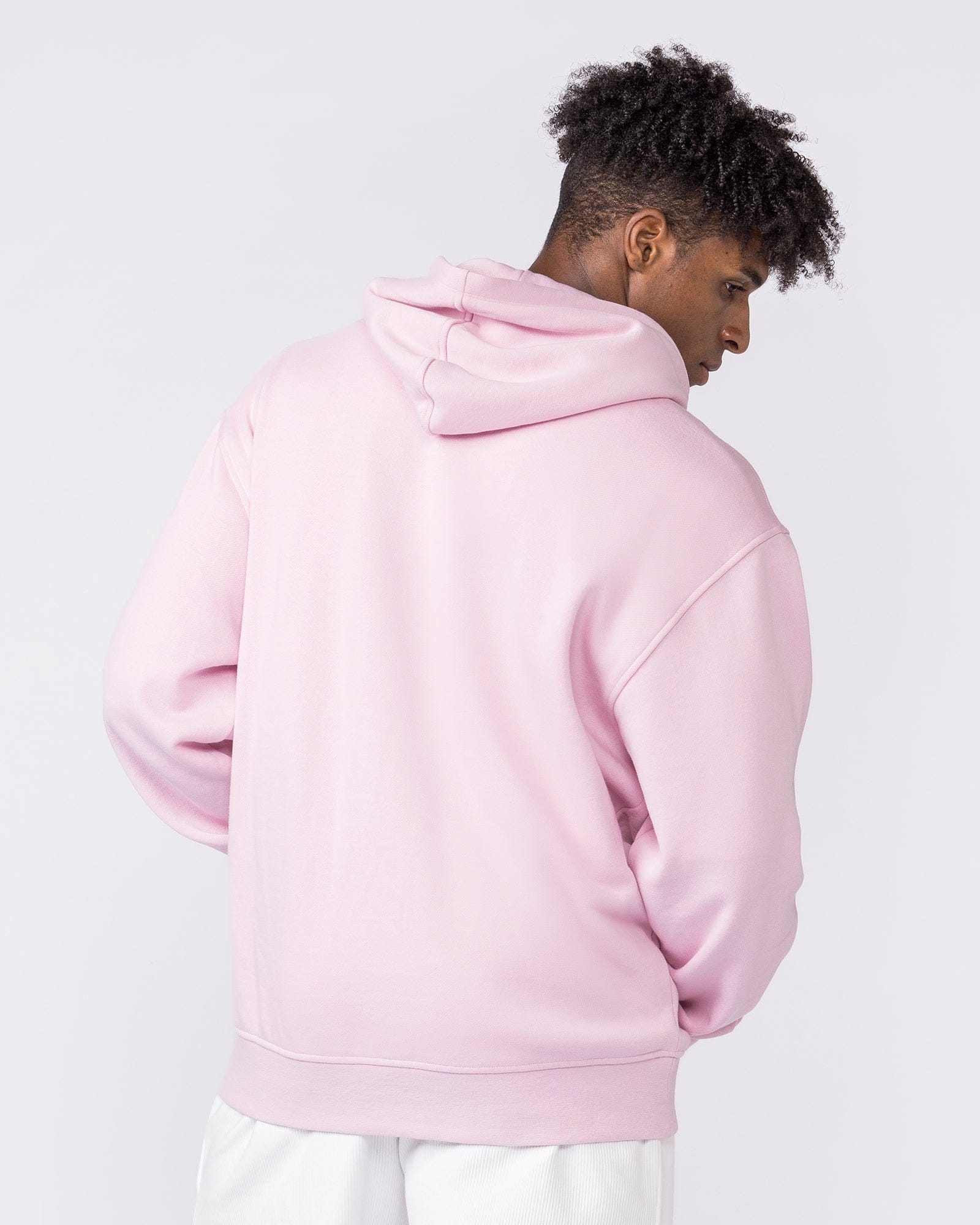 Muscle Nation Jumpers & Hoodies Worldclass Oversized Hoodie - Washed Powder Pink