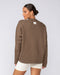 Muscle Nation Jumpers Lee Lem Crew Pullover - Washed Hazelnut