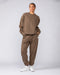 Muscle Nation Jumpers Lee Lem Crew Pullover - Washed Hazelnut