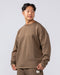 Muscle Nation Jumpers Lee Lem Crew Pullover - Washed Hazelnut