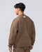 Muscle Nation Jumpers Lee Lem Crew Pullover - Washed Hazelnut