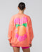 Muscle Nation Jumpers Peachy Oversized Pullover - Peachy