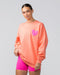 Muscle Nation Jumpers Peachy Oversized Pullover - Peachy