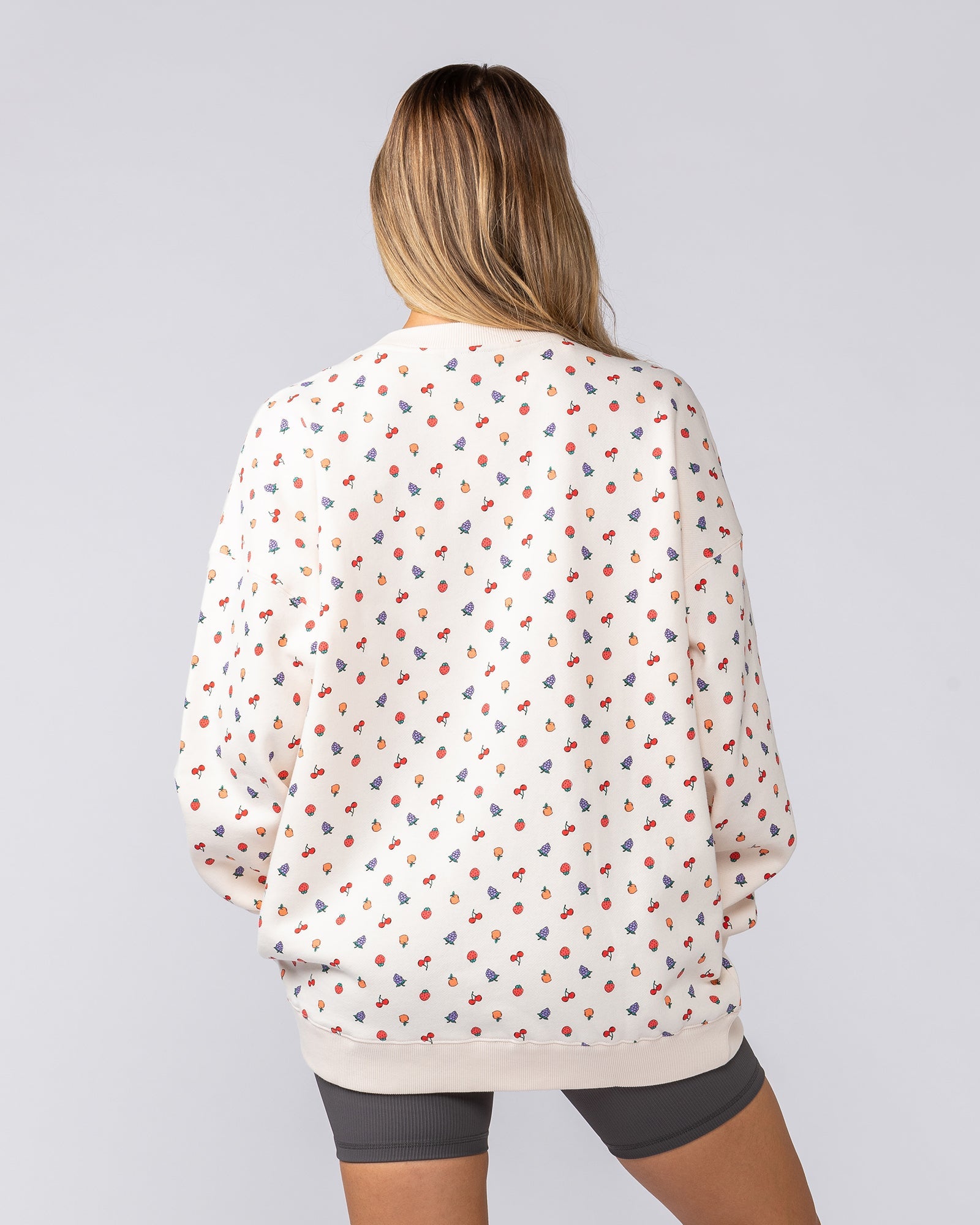 Muscle Nation Jumpers Smoothie Oversized Pullover - Smoothie Print