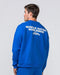 Muscle Nation Jumpers Worldwide Crew Pullover - Bondi Blue