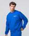 Muscle Nation Jumpers Worldwide Crew Pullover - Bondi Blue