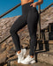 Muscle Nation Leggings Agility Aura Pocket Ankle Length Leggings - Black