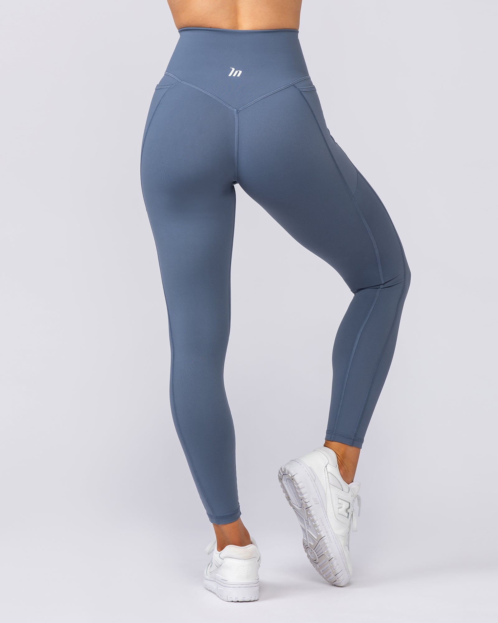 Muscle Nation Leggings Agility Pocket Ankle Length Leggings - Arctic