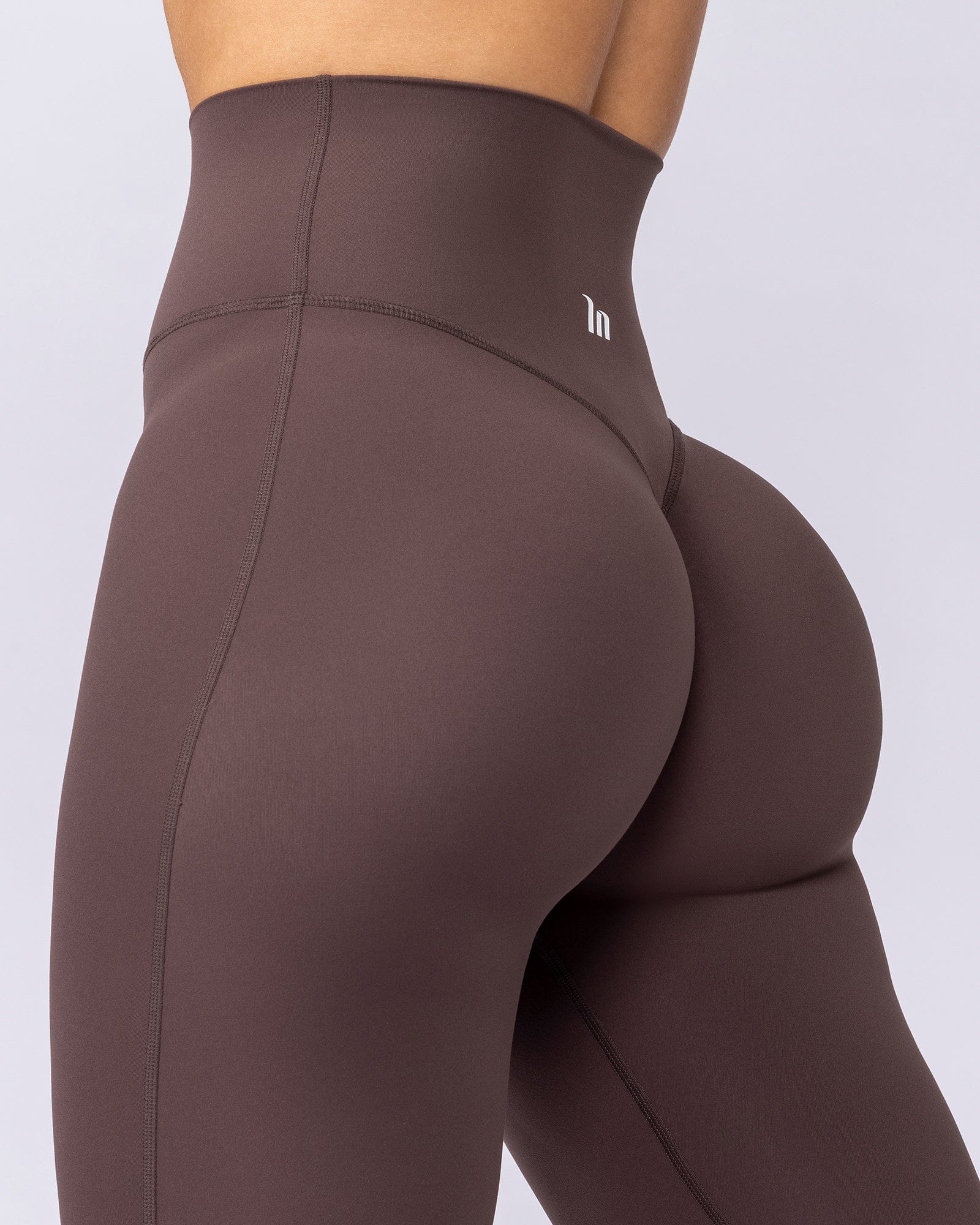 Muscle Nation Leggings Aura Peachy High Invisible Scrunch Ankle Leggings - Cola
