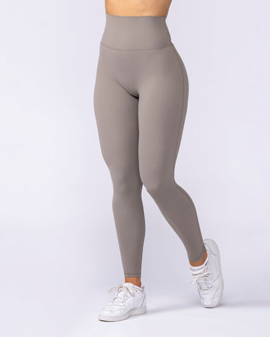 Muscle Nation Leggings Aura Peachy High Invisible Scrunch Ankle Leggings - Oat