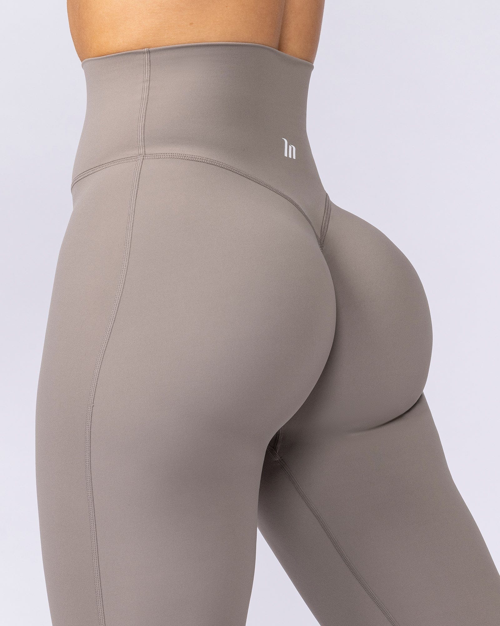 Muscle Nation Leggings Aura Peachy High Invisible Scrunch Ankle Leggings - Oat