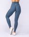 Muscle Nation Leggings Aura Peachy High Invisible Scrunch Ankle Leggings - Sapphire