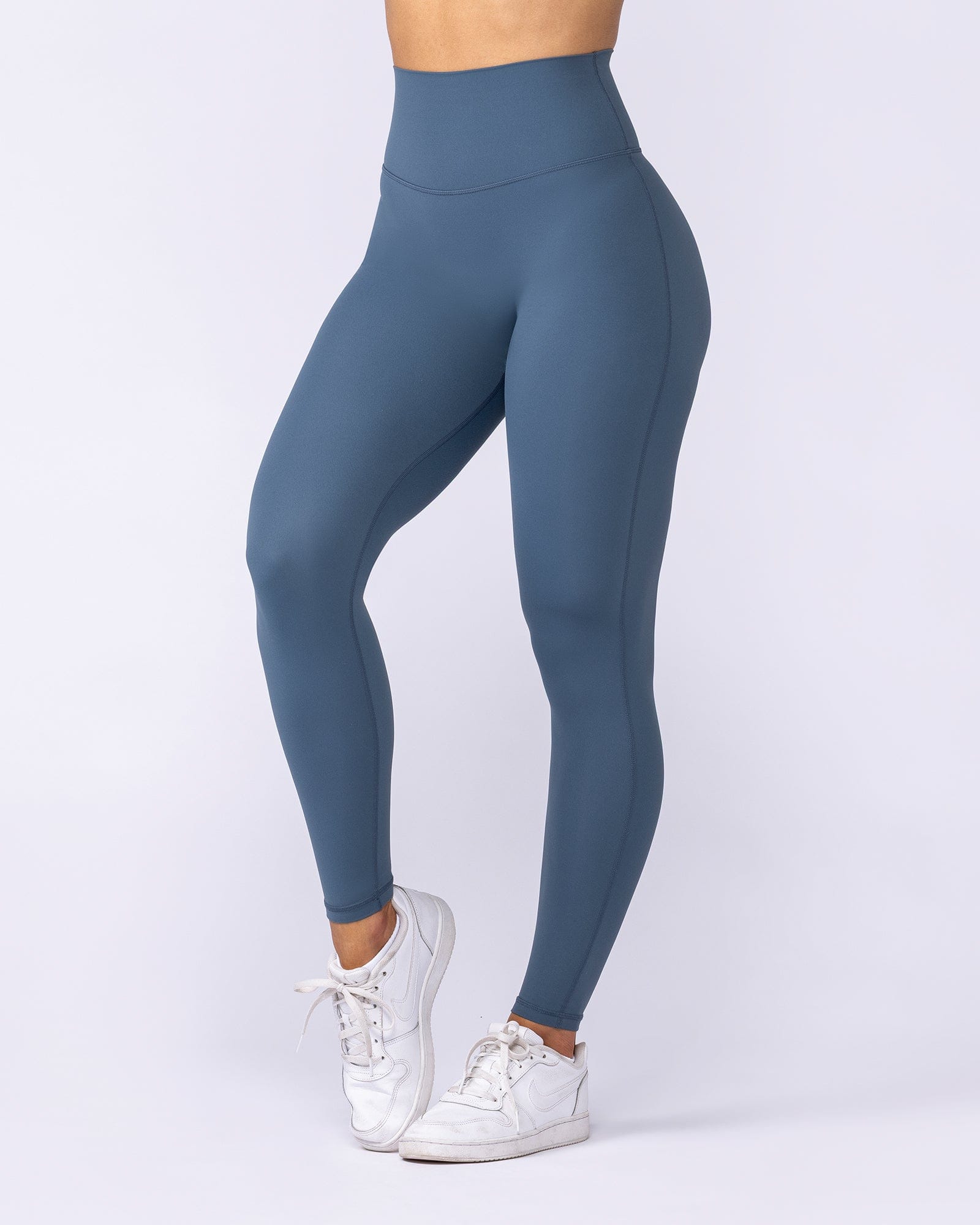 Muscle Nation Leggings Aura Peachy High Invisible Scrunch Ankle Leggings - Sapphire