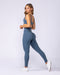 Muscle Nation Leggings Aura Peachy High Invisible Scrunch Ankle Leggings - Sapphire