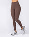 Muscle Nation Leggings Aura Peachy Invisible Scrunch Ankle Leggings - Chestnut