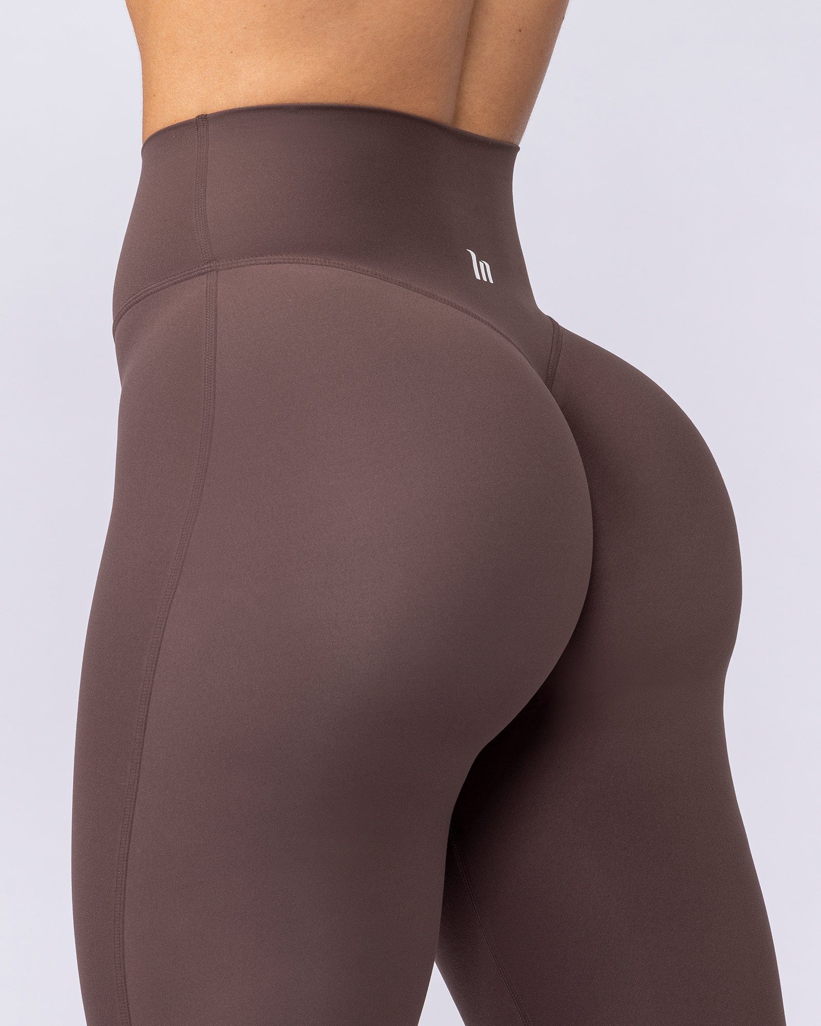 Muscle Nation Leggings Aura Peachy Invisible Scrunch Ankle Leggings - Cola