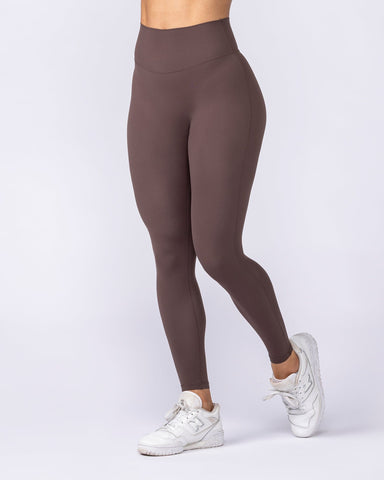 Muscle Nation Leggings Aura Peachy Invisible Scrunch Ankle Leggings - Cola