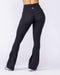 Muscle Nation Leggings Aura Peachy Invisible Scrunch Flare Leggings - Black