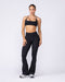 Muscle Nation Leggings Aura Peachy Invisible Scrunch Flare Leggings - Black