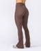Muscle Nation Leggings Aura Peachy Invisible Scrunch Flare Leggings Short - Chestnut