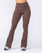 Muscle Nation Leggings Aura Peachy Invisible Scrunch Flare Leggings Tall - Chestnut