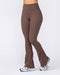 Muscle Nation Leggings Aura Peachy Invisible Scrunch Flare Leggings Tall - Chestnut