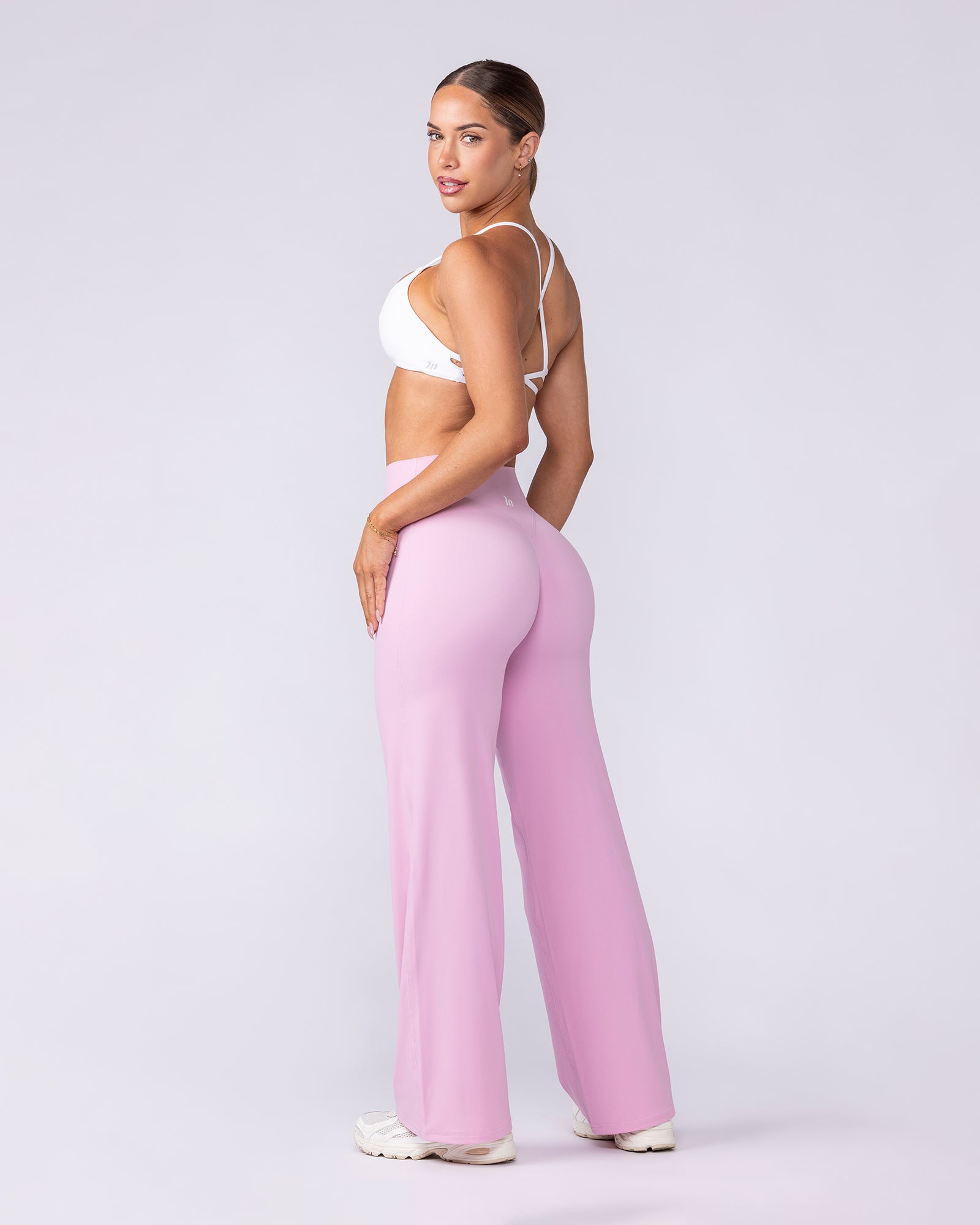 Muscle Nation Leggings Aura Straight Leg Leggings Regular - Vintage Pink