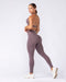 Muscle Nation Leggings Bare Seamless Ankle Length Leggings - Umber Marl