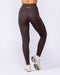 Muscle Nation Leggings Booty Shaper Pocket Ankle Length Leggings - Cocoa