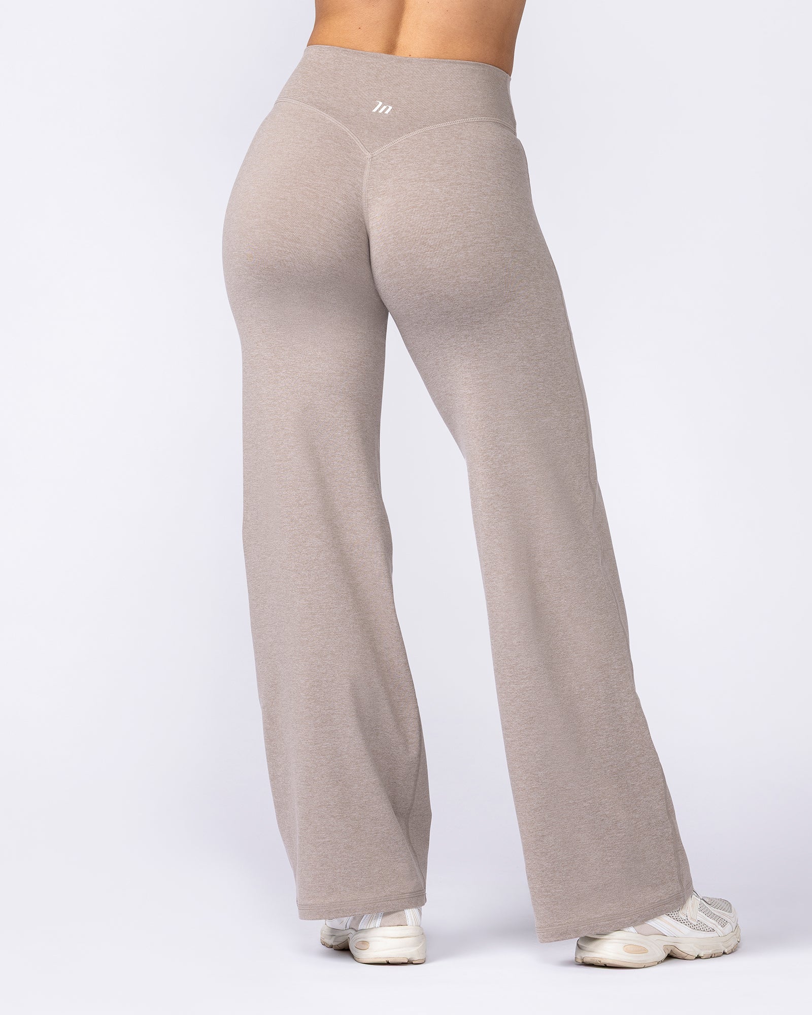 Muscle Nation Leggings Cloud Straight Leg Leggings - Brown Marl