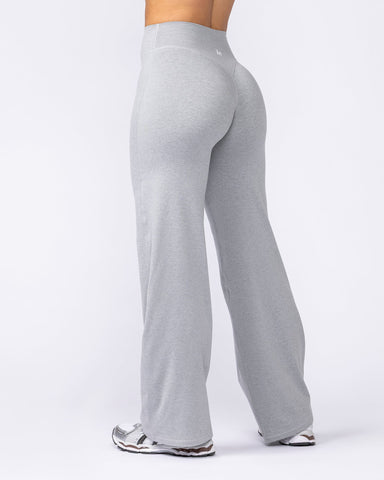 Muscle Nation Leggings Cloud Straight Leg Leggings Regular - Light Grey Marl