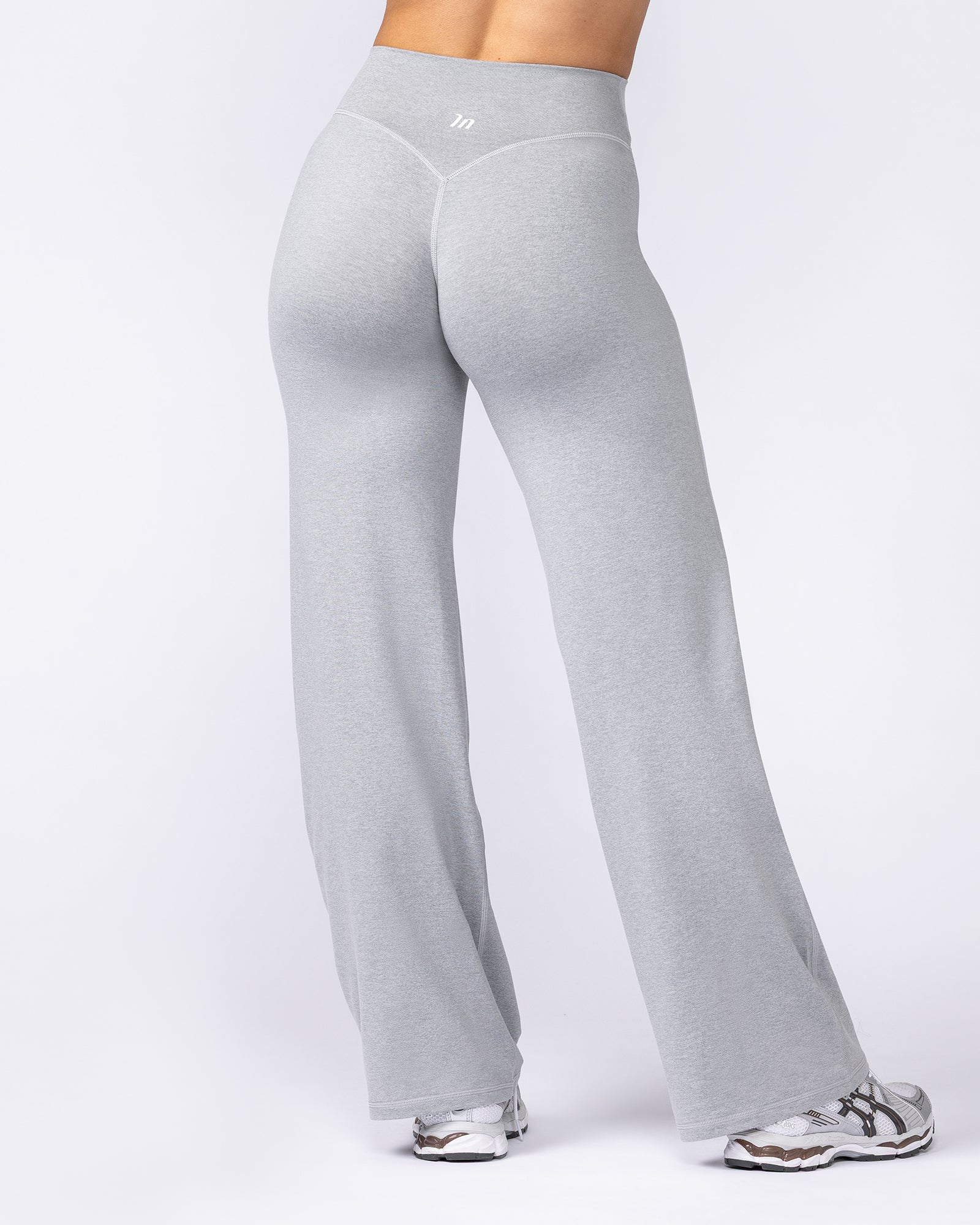 Muscle Nation Leggings Cloud Straight Leg Leggings Tall - Light Grey Marl