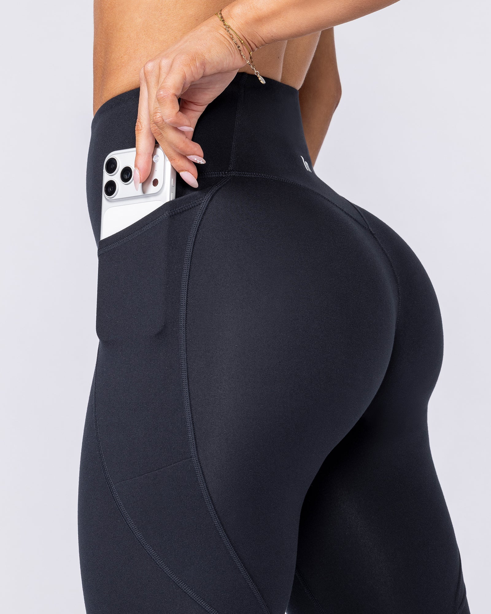 Muscle Nation Leggings Everyday Boost Ankle Length Leggings - Black