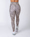 Muscle Nation Leggings Full Length Pocket Leggings - Yellow Leopard