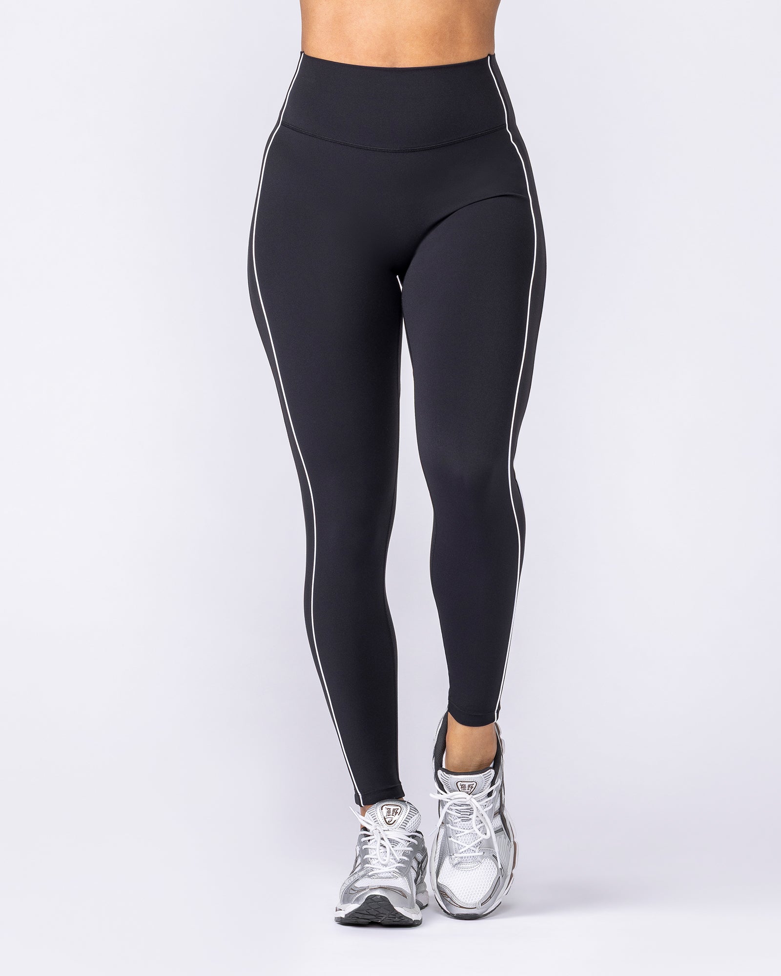 Muscle Nation Leggings Haze High Rise Ankle Length Leggings - Black