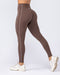 Muscle Nation Leggings Haze High Rise Ankle Length Leggings - Chestnut
