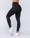 Muscle Nation Leggings Instinct Scrunch Ankle Length Leggings - Black